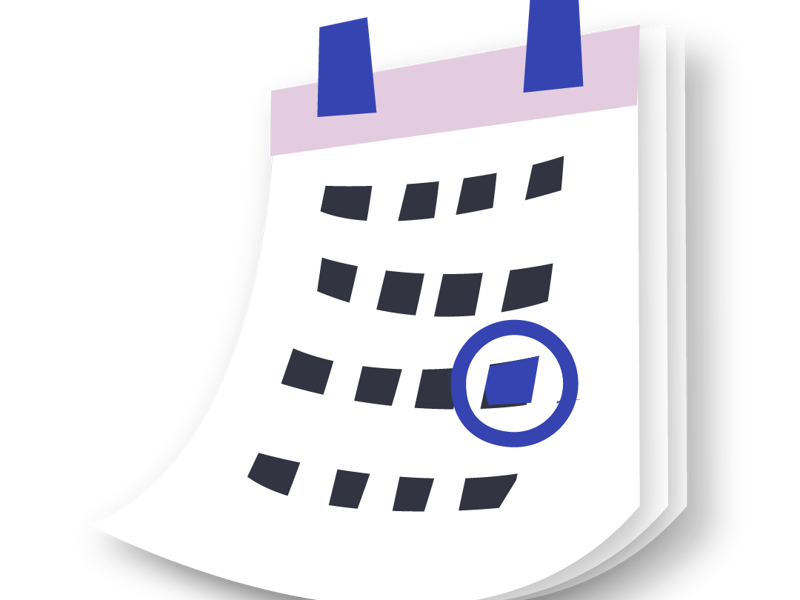 An Icon of a calendar marking the demise of Umbraco V7