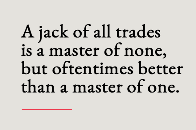Jack of all Trades quote
