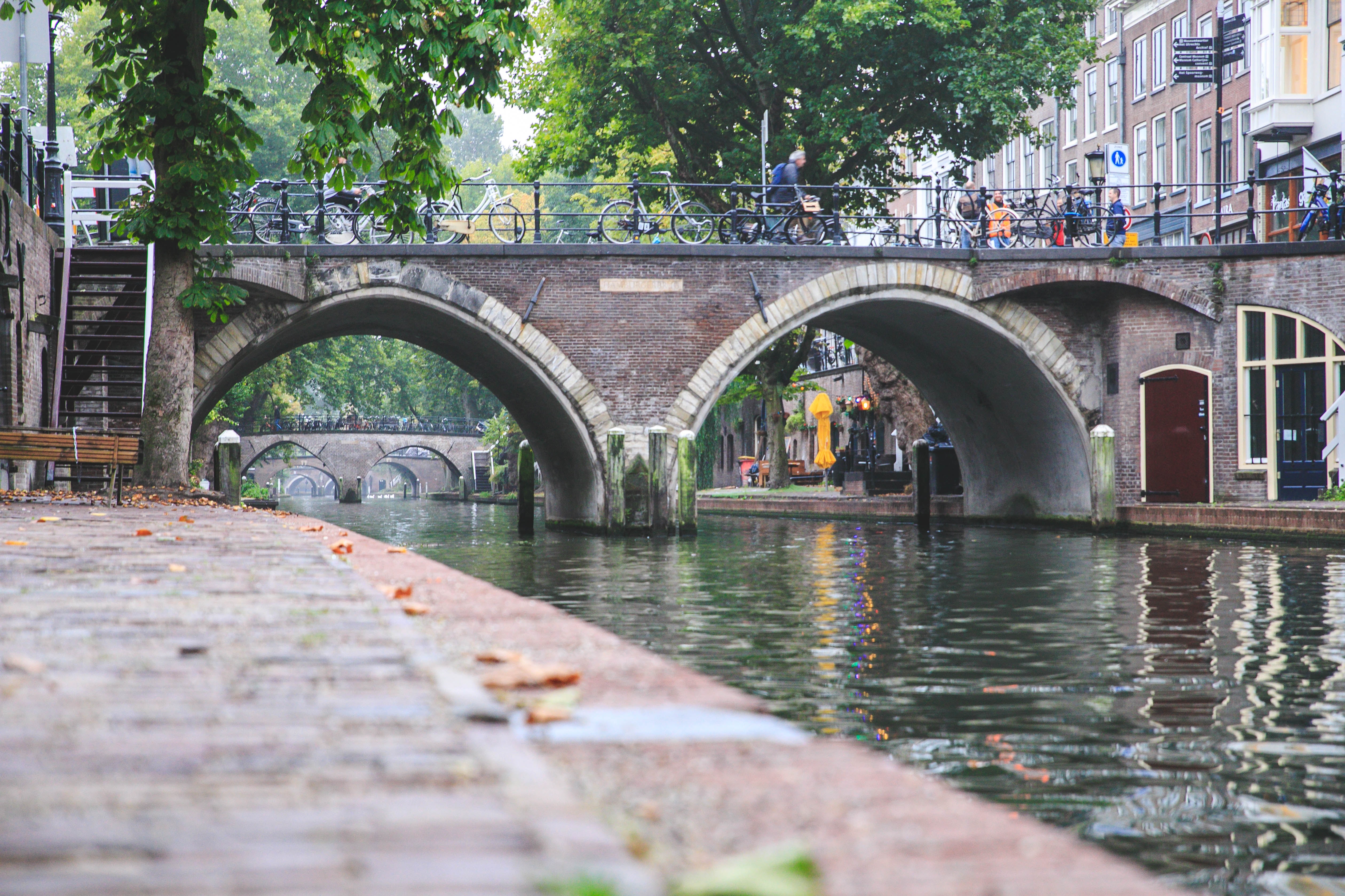 Foto van de grachten van Utrecht