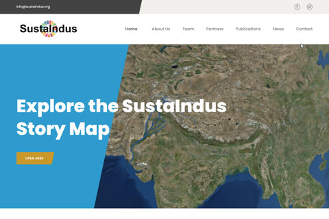 Screenshot van Sustaindus website